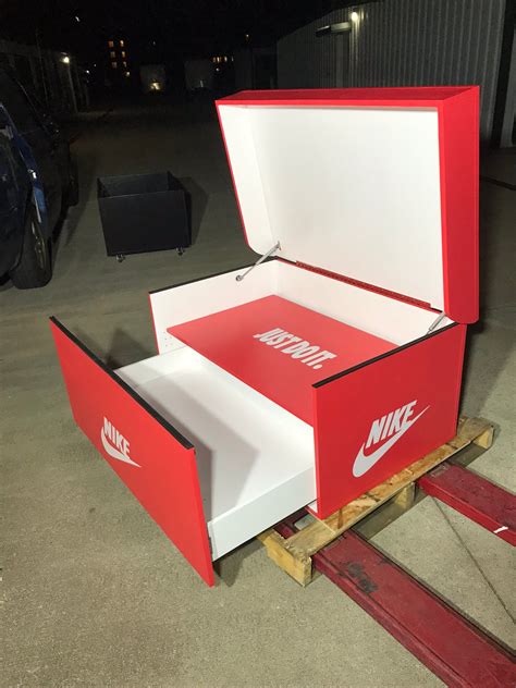 giant shoe box replica|giant shoe box diy.